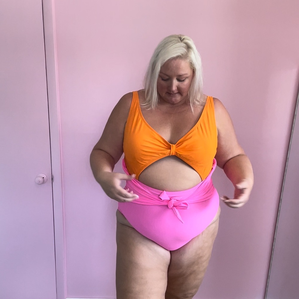 FTF two tone monokini